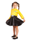 YELLOW WIGGLE COSTUME, CHILD - TODDLER - Front