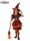 POLKA DOT WITCH COSTUME, CHILD - Front