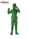 GREEN ARMY MAN COSTUME, CHILD - Front