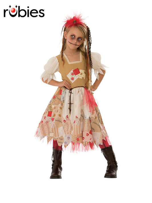 VOODOO GIRL COSTUME, CHILD - Front
