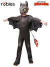 TOOTHLESS NIGHT FURY DELUXE COSTUME, CHILD - Front