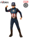 CAPTAIN AMERICA COSTUME, CHILD - Front