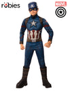 CAPTAIN AMERICA DELUXE COSTUME, CHILD - Front
