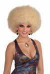 AFRO BLONDE WIG - ADULT - Front
