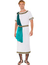DELUXE ROMAN EMPIRE EMPEROR TOGA COSTUME - Front