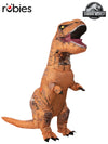 T-REX INFLATABLE PLUS SIZE COSTUME, ADULT - PLUS - Front