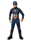 CAPTAIN AMERICA DELUXE COSTUME, CHILD - Front