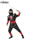 RED NINJA BOY COSTUME, CHILD - Front