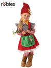 GARDEN GNOME GIRL COSTUME, CHILD - Front