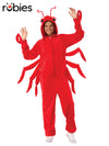 LOBSTER FURRY ONESIE COSTUME, ADULT - Front