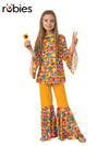 HIPPIE GIRL COSTUME, CHILD - Front