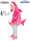 MUMMY SHARK DELUXE PINK COSTUME, CHILD - Front