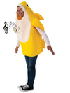 BABY SHARK DELUXE YELLOW COSTUME, ADULT - STD - Front