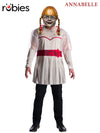 ANNABELLE COSTUME TOP AND MASK, ADULT - Front