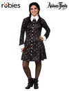 WEDNESDAY ADDAMS COSTUME, ADULT - Front