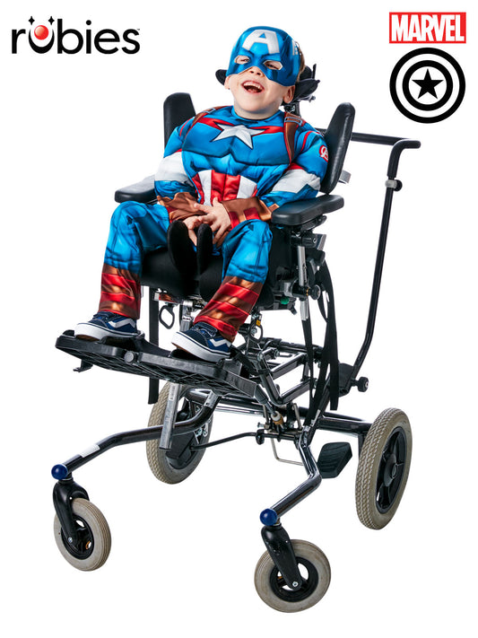 CAPTAIN AMERICA ADAPTIVE COSTUME, CHILD - Front