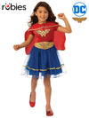 WONDER WOMAN DELUXE TUTU COSTUME, CHILD - Front
