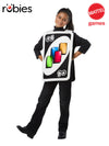UNO DRAW FOUR CARD TABARD COSTUME, CHILD - ONE SIZE - Front