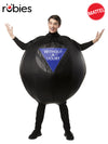 MAGIC 8-BALL INFLATABLE COSTUME, ADULT - STD - Front