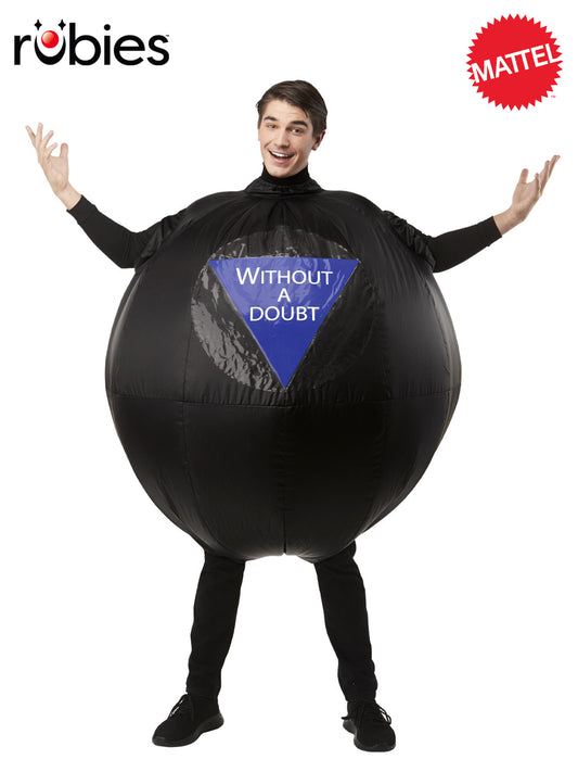 MAGIC 8-BALL INFLATABLE COSTUME, ADULT - STD - Front
