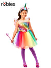 UNICORN RAINBOW TUTU COSTUME, CHILD - Front