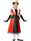 QUEEN OF HEARTS DELUXE COSTUME, CHILD - Front