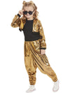 GIRLS 80S HAMMER TIME COSTUME - L - Front