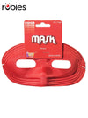 SATIN DOMINO RED MASK - ADULT - Front