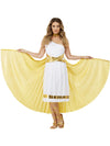 GOLD GRECIAN DELUXE CAPE, ADULT - Front