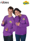 THE WIGGLES PURPLE COSTUME TOP, ADULT - Front