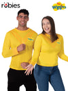 THE WIGGLES YELLOW COSTUME TOP, ADULT - Front