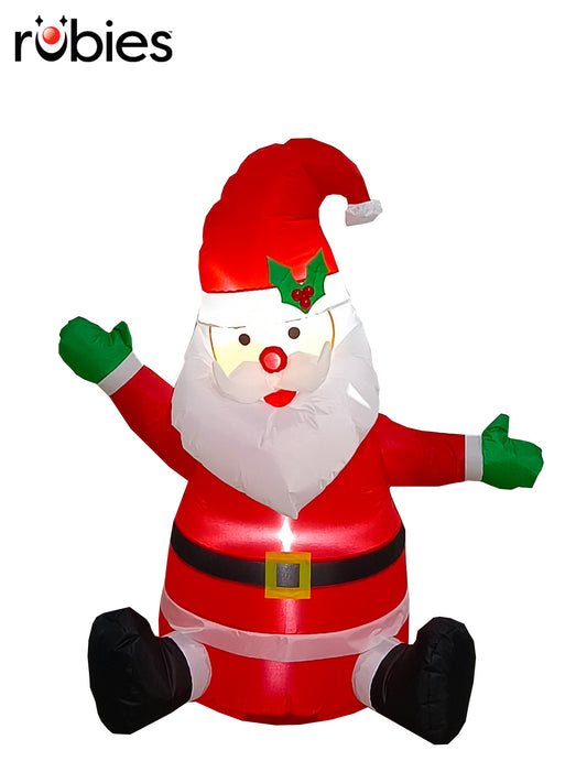 SANTA CLAUS INFLATABLE - 4FT TALL - Front