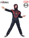 MILES MORALES DELUXE LENTICULAR COSTUME, CHILD - Front
