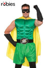 HERO MUSCLE CHEST GREEN - ADULT - Front
