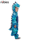 ROARIN' REX BLUE DINOSAUR COSTUME, CHILD - Front