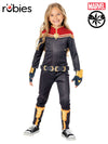 CAPTAIN MARVEL THE MARVELS DELUXE COSTUME, CHILD - Front
