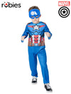 CAPTAIN AMERICA COSTUME - SIZE 3-5 - Front