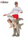 SHARK PIGGY BACK COSTUME, ADULT - STD - Front