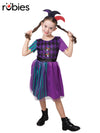 HARLEQUIN JESTER COSTUME, CHILD - Front
