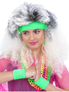 80S NEON SWEATBANDS, GREEN - Front