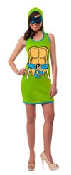 TMNT LEONARDO TANK DRESS, ADULT - Front