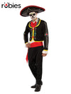 DAY OF THE DEAD SENOR COSTUME, ADULT - STD - Front