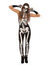 SUZY SKELETON PREMIUM COSTUME, ADULT - Front