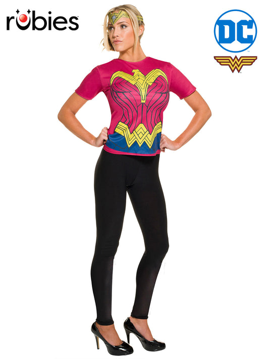 WONDER WOMAN DAWN OF JUSTICE TOP, ADULT - Front