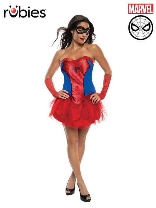 SPIDER-LADY COSTUME, ADULT - Front