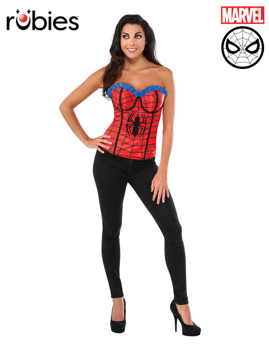 SPIDER-GIRL CLASSIC CORSET, ADULT - Front