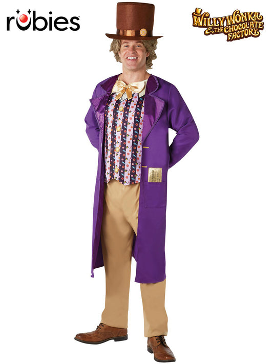 WILLY WONKA DELUXE COSTUME, ADULT - Front