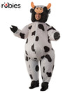 COW INFLATABLE COSTUME, ADULT - STD - Front