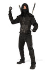 DARK NINJA COSTUME, ADULT - Front