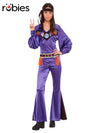 70'S BABE HIPPIE COSTUME, ADULT - STD - Front